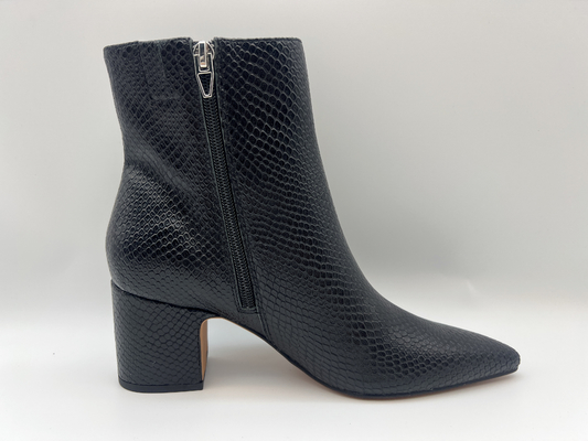 botas impermeables del vestido del invierno de las mujeres con el cuero suave de liz del nappa, diseño del snakeskin superior con la cremallera interior de YKK