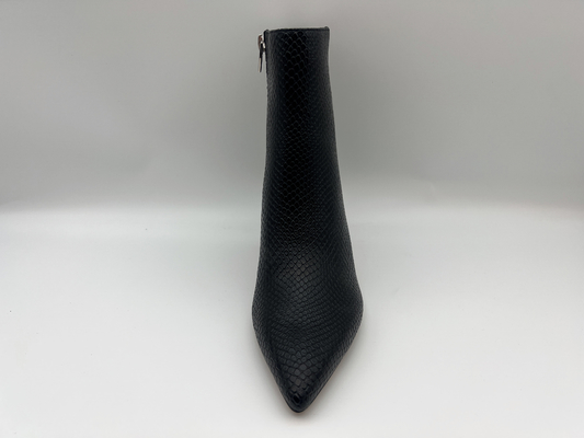 botas impermeables del vestido del invierno de las mujeres con el cuero suave de liz del nappa, diseño del snakeskin superior con la cremallera interior de YKK
