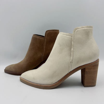 Las botas de cuero para mujer de encargo del vestido deshuesan la parte superior suave del ante de Nappa/de la vaca