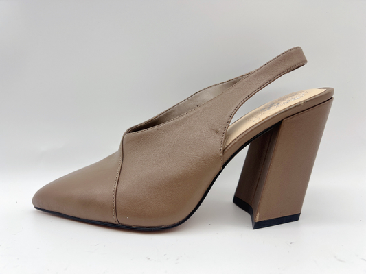 Sandalias elegantes de los tacones altos de Lt Tan Ladies Soft Leather Sandals los 5cm 10 pulgadas