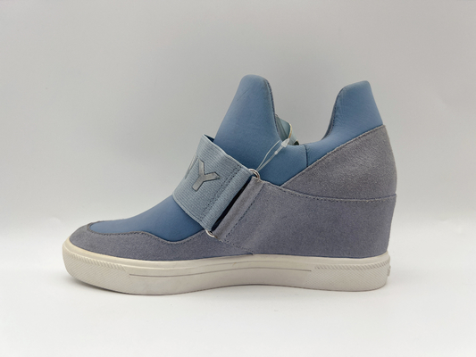Nubuck suave cómodo cubre los zapatos de las mujeres con cuero una suela exterior de goma de la unidad con el látex de Pusable