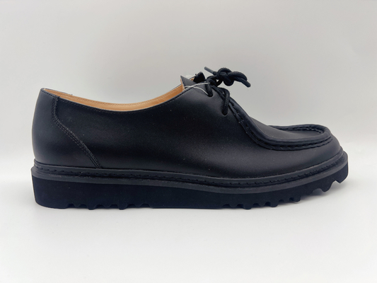 Los zapatos planos negros de encargo para mujer impermeabilizan no los zapatos de trabajo del resbalón