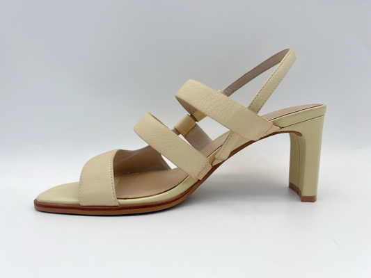 Cuero abierto beige de Toe Women Pumps Shoes Genuine con el cuero superior suave de Leeche