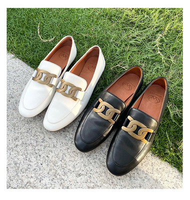 Zapatos de cuero del ocio del SGS de la vaca elegante durable para mujer de los zapatos