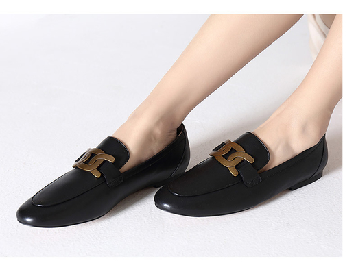 Zapatos de cuero del ocio del SGS de la vaca elegante durable para mujer de los zapatos