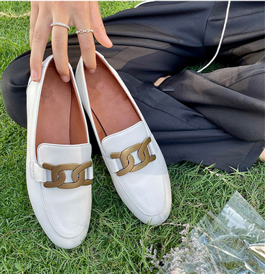 Zapatos de cuero del ocio del SGS de la vaca elegante durable para mujer de los zapatos