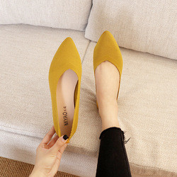 Soled suave tejido calza 2022 que el plano simple respirable calza el nuevo estilo de las mujeres