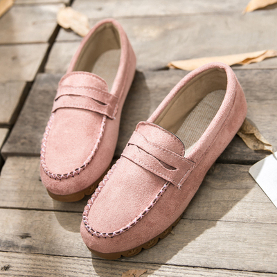 Zapato plano de la nueva moda casual de los zapatos de carne de vaca de las mujeres respirables inferiores suaves del tendón