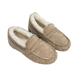 Zapatos calientes del paso de Toe Velvet Cotton Plush One de la ronda del tacón bajo para el viajero