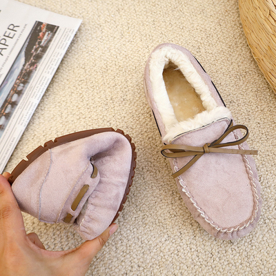 Zapatos del tamaño de Autumn And Winter Pregnant Plus, zapatos inferiores suaves del algodón caliente grueso de la felpa