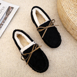 Zapatos del tamaño de Autumn And Winter Pregnant Plus, zapatos inferiores suaves del algodón caliente grueso de la felpa