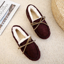 Zapatos del tamaño de Autumn And Winter Pregnant Plus, zapatos inferiores suaves del algodón caliente grueso de la felpa