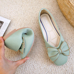 Soled suave hizo punto los zapatos para andar casuales, sandalias planas cómodas ligeras