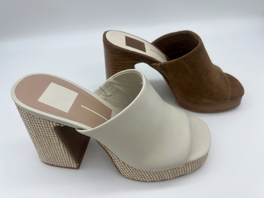 ODM de cuero para mujer cómodo Brown Toe Heel Sandals abierto de los zapatos de vestir
