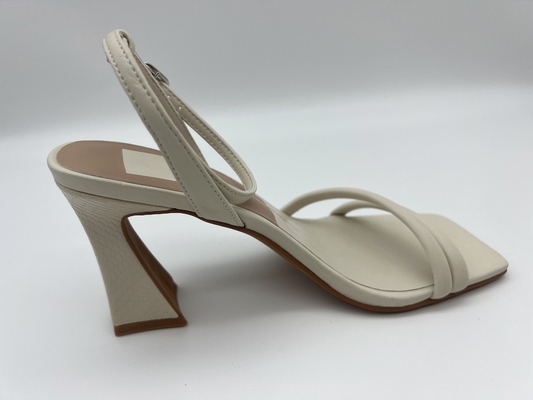 Zapatos púrpuras TPR de las señoras de la correa del tobillo de Brown 3 pulgadas - sandalias del tacón alto