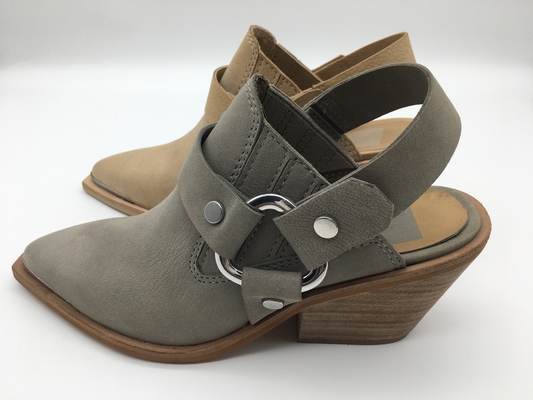 El abrigo lleno suave de dos Tone Womens Leather Dress Shoes señaló a Toe Wedge Shoes